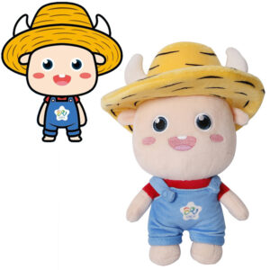 Custom cow plush doll