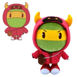 Cartoon stuffed animal