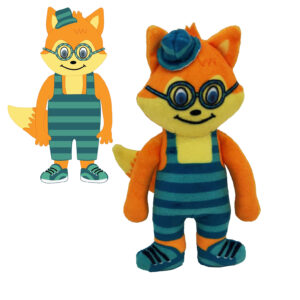 Fox Anime Stuffed Jungle Animal