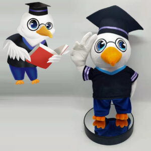 Graduation Plush Bird