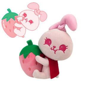Strawberry Bunny Plushies Toys