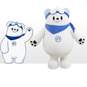 Polar Bear Mascot Costume