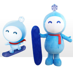 skateboard snowman cosplay suit