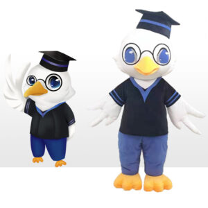 graduation bird mascot costume