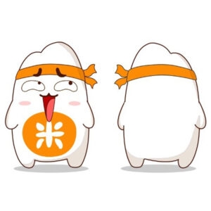 Company Mascot Plush Pillow