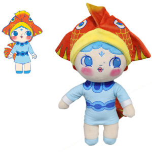 soft fish girl doll