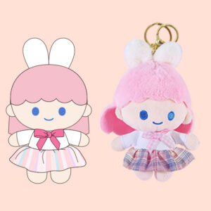 Anime Doll Plush Keyring