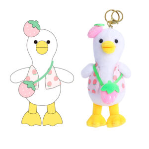 Duck Plush Keychain