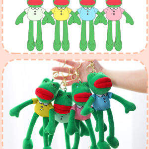 Frog Stuffed Keychain