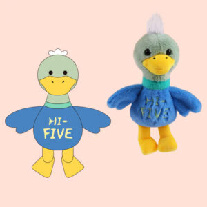 Bird Plush Animal Keyring
