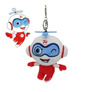 Robot Doll Plush Keychain