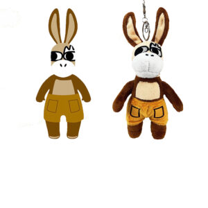 Donkey Plush Keyring