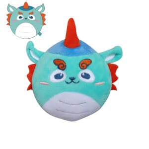 plush round unicorn toys