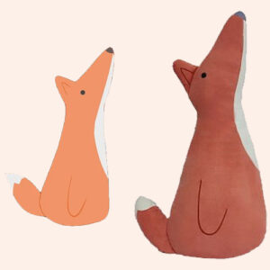 fox throw pillow