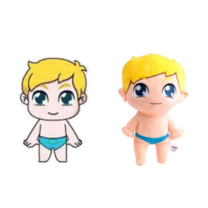 Plush Human Boy Doll Mascot